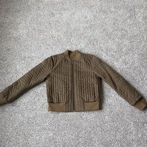 lululemon athletica Brown Bomber Jacket